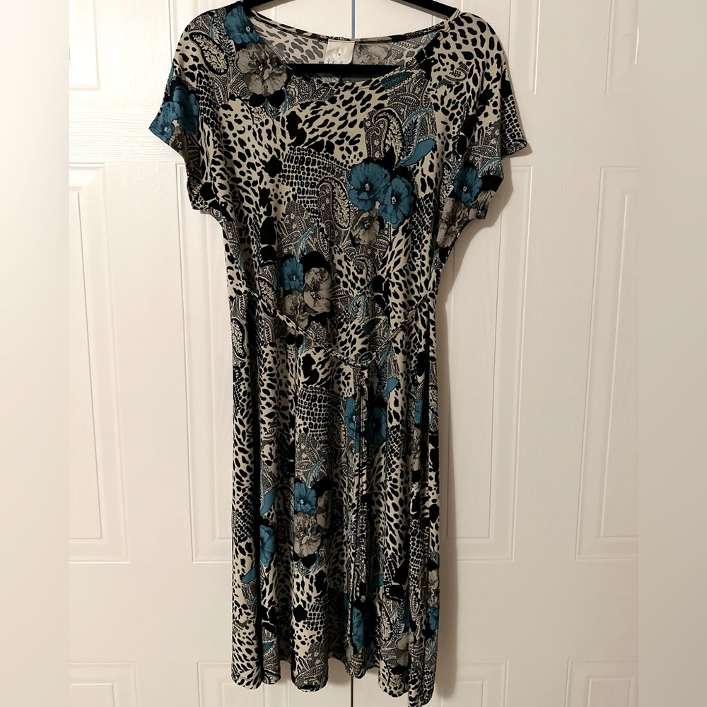 Women’s casual a-line midi dress
